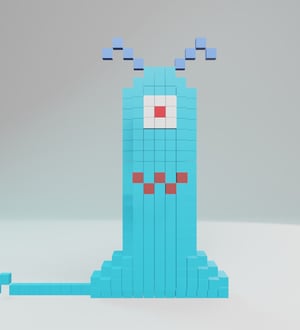 Slug Alien — 20ALIENZ voxel character from the UEFN game
