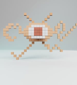 One-Eyed Alien — 20ALIENZ voxel character from the UEFN game